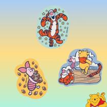 Kit 3 Borrachas Decorada Ursinho Pooh Diferentes Formas - Leo&Leo