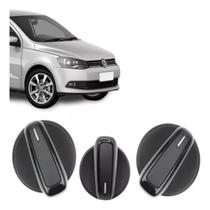 Kit 3 Botão Comando Ar Condicionado VW Gol Voyage Saveiro G6 2011