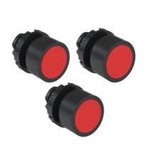 Kit 3 Botão Industrial Weg Vermelho Resistente à Água Csw NF