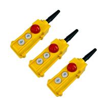 kit 3 Botoeira P/ Guinchos De Coluna C/Comando Elétrico Csm kit 3 Botoeira P/ Guinchos De Coluna C/Comando Elétrico Csm