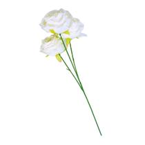 Kit 3 Botões Buquê De Flores De Rosas Artificiais Para Decoração Sala Quarto - Castela