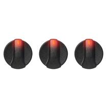 Kit 3 Botões de Ar Compatível VW Gol Parati Saveiro Bola G2 com Led Laranja Kit 3 Botões de Ar Compatível VW Gol Parati Saveiro Bola G2 com Led Laranja
