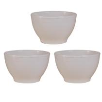 Kit 3 Bowl Redondo M Cumbuca Petiscos Saladeira Tigela Vasilha Cozinha