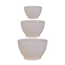 Kit 3 Bowl Redondo P M G Cumbuca Petiscos Sobremesa Saladeira Tigela Vasilha Cozinha