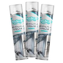 Kit 3 Brilho Inox spray