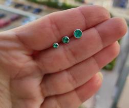 Kit 3 Brincos Trio Feminino Zircônia Cravação Inglesa De Prata 925 Kit 3 Brincos Trio Feminino Zircônia Cravação Inglesa De Prata 925