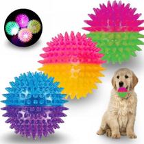Kit 3 Brinquedos Bolinha Som Pisca Pet Interativo Luz De Led Kit 3 Brinquedos Bolinha Som Pisca Pet Interativo Luz De Led