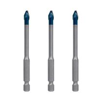 Kit 3 broca bosch expert hex9 6x90mm porcelanato e cerâmica Kit 3 broca bosch expert hex9 6x90mm porcelanato e cerâmica
