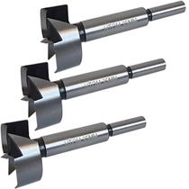 Kit 3 Broca Forstner 35Mm Furadeira Madeira Dobradiça Caneco