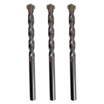 Kit 3 Broca Videa Para Concreto Htom 8x100mm Aço Cromo