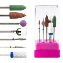 Kit 3 Brocas Polidoras +2 Diamantadas +1 Cerâmica +1 Limpeza Kit 3 Brocas Polidoras +2 Diamantadas +1 Cerâmica +1 Limpeza