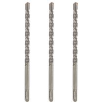 Kit 3 Brocas SDS Plus 14mm x 400mm Metal Duro Furar Concreto