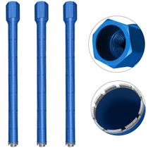 Kit 3 Brocas Serra Copo Coroa Diamantada 32mm X 450mm 1.1/4 Kit 3 Brocas Serra Copo Coroa Diamantada 32mm X 450mm 1.1/4