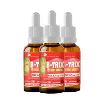 KIT 3 BTRIX Kids Metilcobalamina 4,5 20ml Sabor Morango Flora Nativa