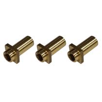 Kit 3 Bucha Afinação Latão 5mm 7/32 Canoa Bateria c Pescoço Kit 3 Bucha Afinação Latão 5mm 7/32 Canoa Bateria c Pescoço