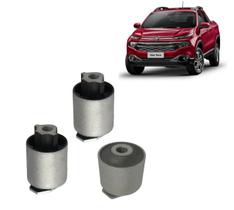 Kit 3 Bucha Central Agregado Traseiro Fiat Toro 4x4 Original