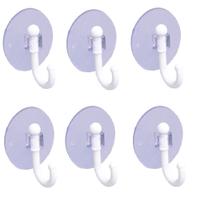 Kit 3 Cabide com Ventosa com 6 UN Kit 3 Cabide com Ventosa com 6 UN