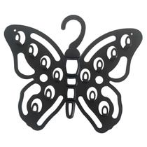 Kit 3 Cabides Borboleta Organizador Multiuso para Colares, Brincos, Chaves, Cintos, Bonés