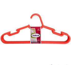 Kit 3 Cabides Coloridos Adulto Resistente Atacado Casa Loja