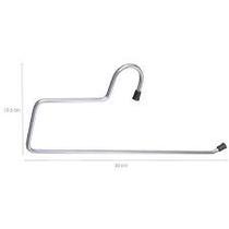 Kit 3 Cabides para Calça Simples Cromado Para 1 Calça