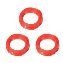 Kit 3 Cabo Eletrico Flexivel 2,5mm 100 Metros Fio AntiChama