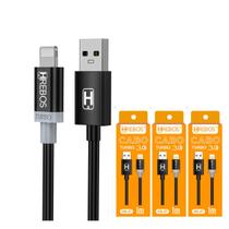 Kit 3 Cabo Lightning Para iPhone 7 8 X Xs Xr 11 12 13 14 Pro