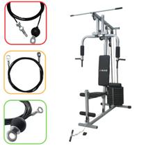 Kit 3 Cabos Para Estação Musculação Athletic Advanced 280m