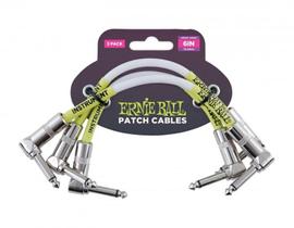 Kit 3 Cabos Para Pedais 15,24cm P10 Ernie Ball