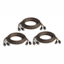 Kit 3 Cabos Rca 5 Metros Technoise Série 300P