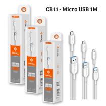 Kit 3 Cabos Usb/Dados Carregador P/Celular Turbo 1M MICRO V8