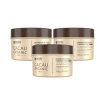 Kit 3 Cacau Organic BTX Repositor de Massa 250g