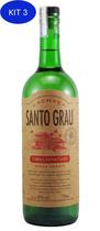 Kit 3 Cachaça Santo Grau Coronel Xavier Chaves 750ml vol.