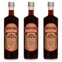 Kit 3 Cachaças Caramelada Paratiana 700 ml Bebida Artesanal Destilada de Qualidade Premium Kit 3 Cachaças Caramelada Paratiana 700 ml Bebida Artesanal Destilada de Qualidade Premium