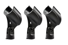 Kit 3 Cachimbos P/ Microfone C/ Fio Rosca Metalica Mxt