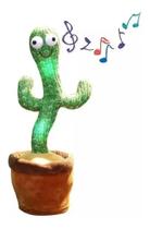 Kit 3 Cactos Dançante E Falante Toca Música
