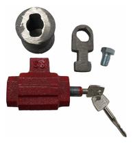 Kit 3 Cadeado Piso Soleira P/ Porta De Aço Modelo King Tetra