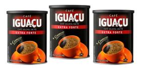 Kit 3 Café Iguaçu Extra Forte Solúvel Em Pó Cremoso - 200G