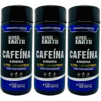 Kit 3 Cafeína 360 Cápsulas - King Earth