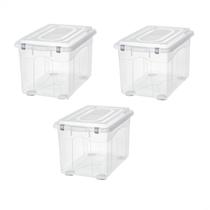 Kit 3 Caixa Alta Organizadora Brinquedo Objeto 56l Sanremo