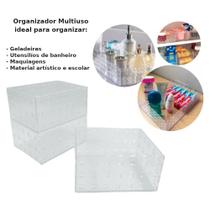 Kit 3 Caixa Cesto Organizador Multiuso Empilhável Pequeno Kit 3 Caixa Cesto Organizador Multiuso Empilhável Pequeno