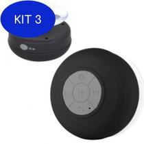 Kit 3 Caixa De Som Bluetooth a Prova Da Agua Portatil para Dispositiv