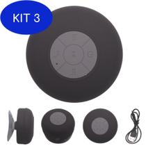Kit 3 Caixa de Som Bluetooth Aprova Dagua Sem Fio