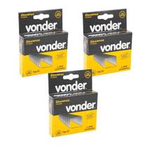 Kit 3 Caixa Grampo 16mm Grampeador Elétrico Gpe168 Vonder