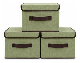 Kit 3 Caixa Organizadora Closet Armário Gaveta Multiuso Tnt Verde-claro Kit 3 Caixa Organizadora Closet Armário Gaveta Multiuso Tnt Verde-claro