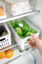 Kit 3 Caixa Organizadora Geladeira Frutas Verduras Legumes Kit 3 Caixa Organizadora Geladeira Frutas Verduras Legumes