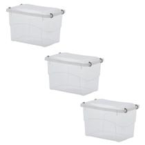 Kit 3 Caixa Organizadora Multiuso 5 Litros Kit 3 Caixa Organizadora Multiuso 5 Litros