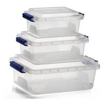 Kit 3 Caixa Organizadoras Multiuso Conjunto Viena Pote Armazenamento Kit 3 Caixa Organizadoras Multiuso Conjunto Viena Pote Armazenamento