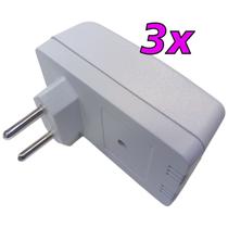 Kit 3 Caixa para Fonte Circuito Eletrônica Tomada 80x48x33mm com Pinos
