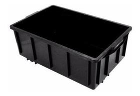 Kit 3 Caixa Plastica 28L E 1 Tampa (Composteira) Kit 3 Caixa Plastica 28L E 1 Tampa (Composteira)