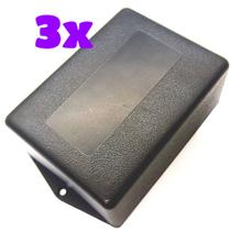 Kit 3 Caixa Plástica Gabinete Circuito Eletrônico Arduino Fonte 100x74x39 PI-107 Kit 3 Caixa Plástica Gabinete Circuito Eletrônico Arduino Fonte 100x74x39 PI-107